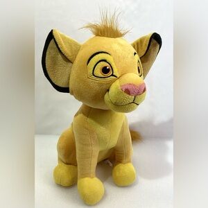 Simba Disney The Lion King Plush Stuffed Animal approximately 13”Tall